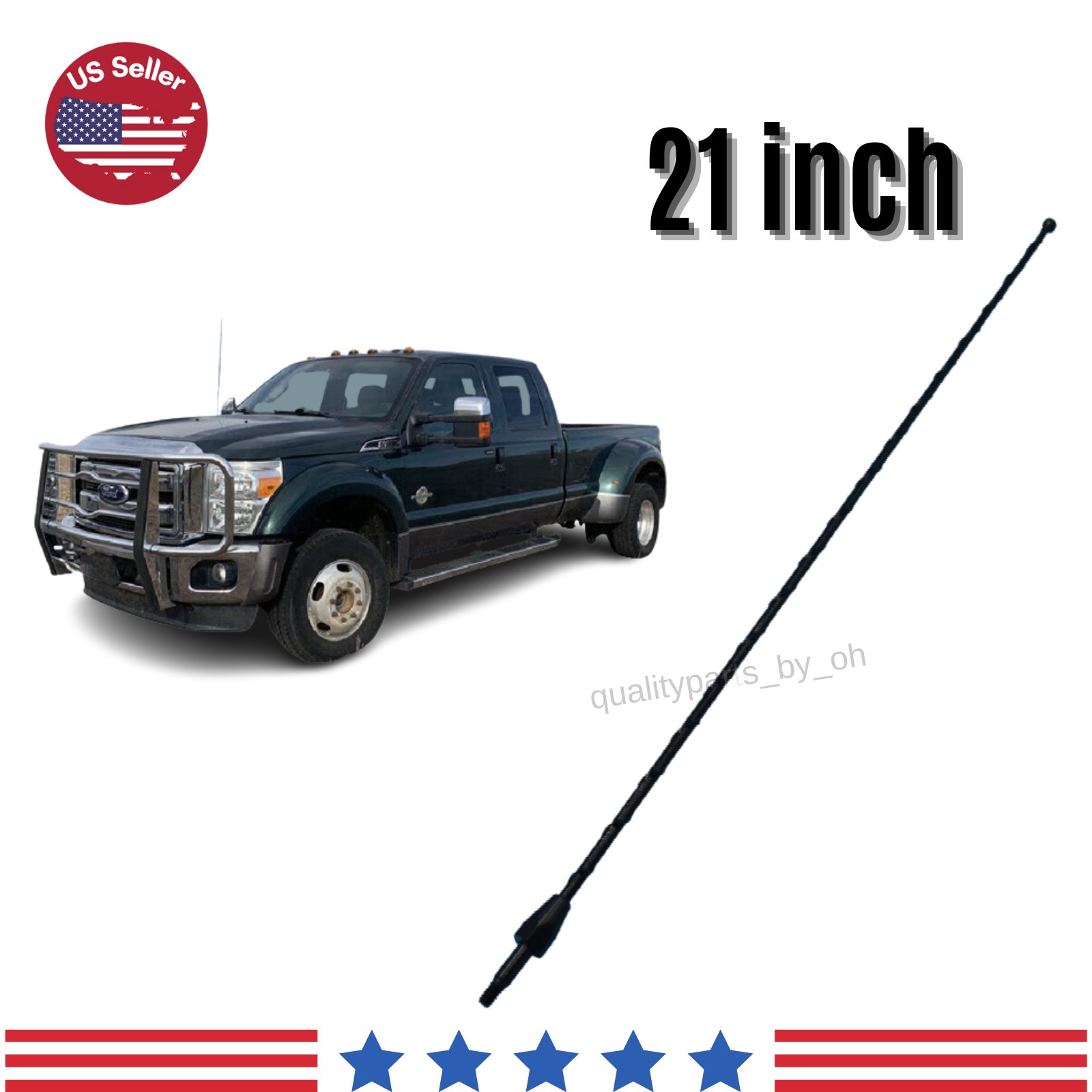 21 Inch Replacement Radio Black Am/Fm Antenna For Ford F450 Super Duty 1999-2016
