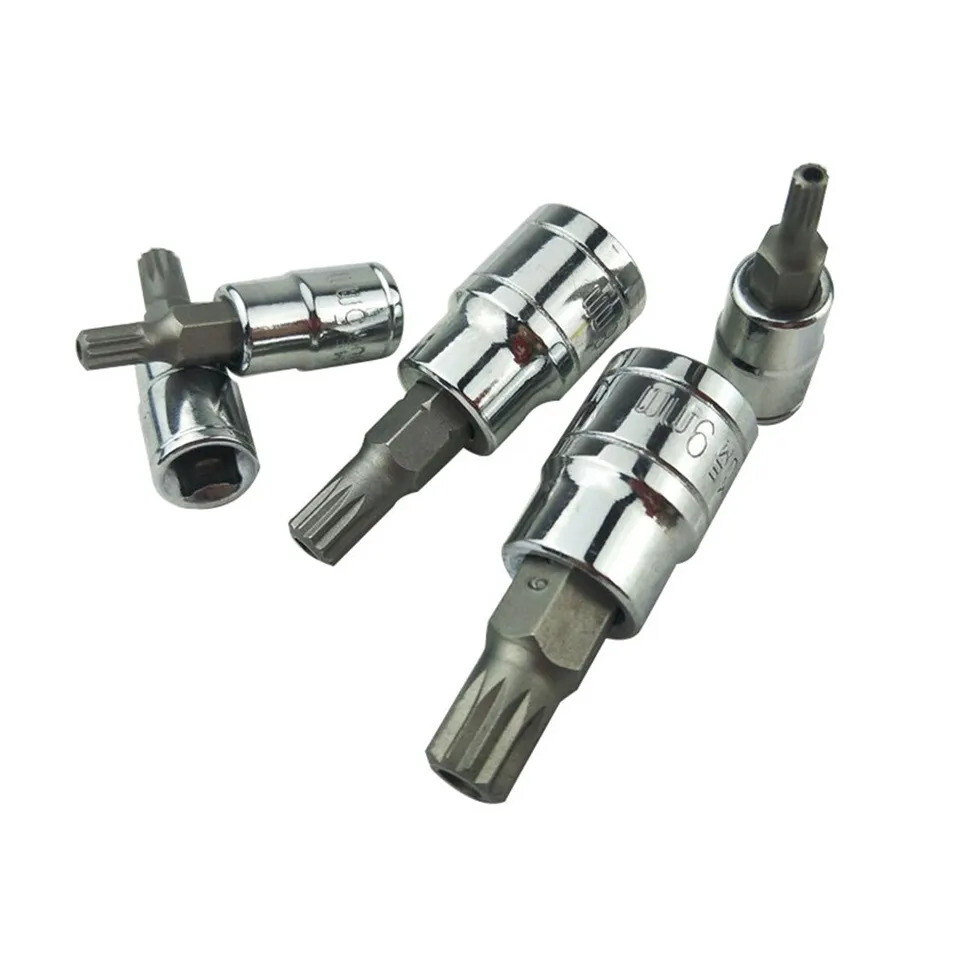 10pc XZN Triple Square 12 Point Spline Bit socket Set 4MM – 18MM
