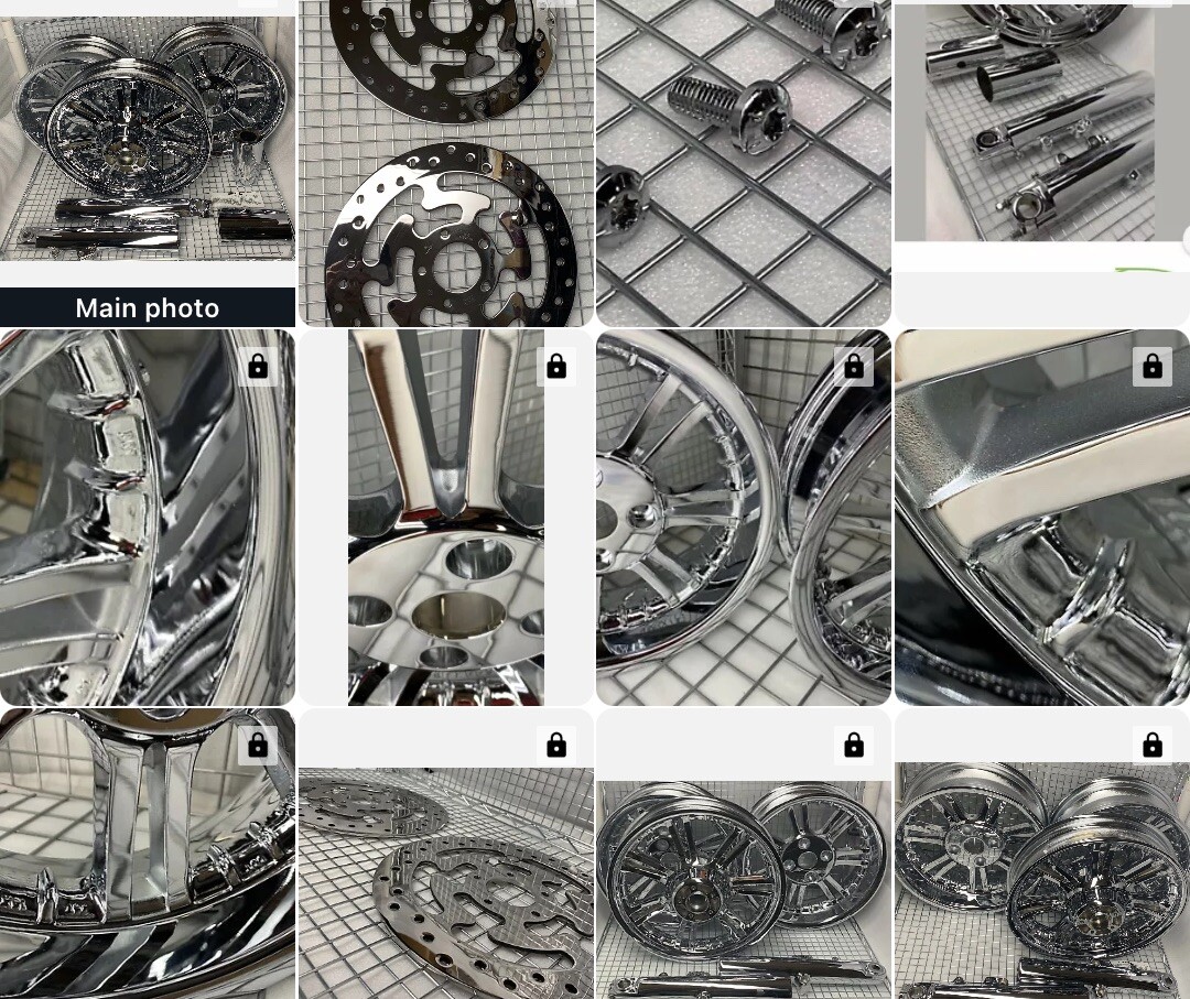 Harley Tri Glide Rims 2009 -2022 FLHTCUTCUTG Chrome Wheels & BEARINGS EXCHANGE