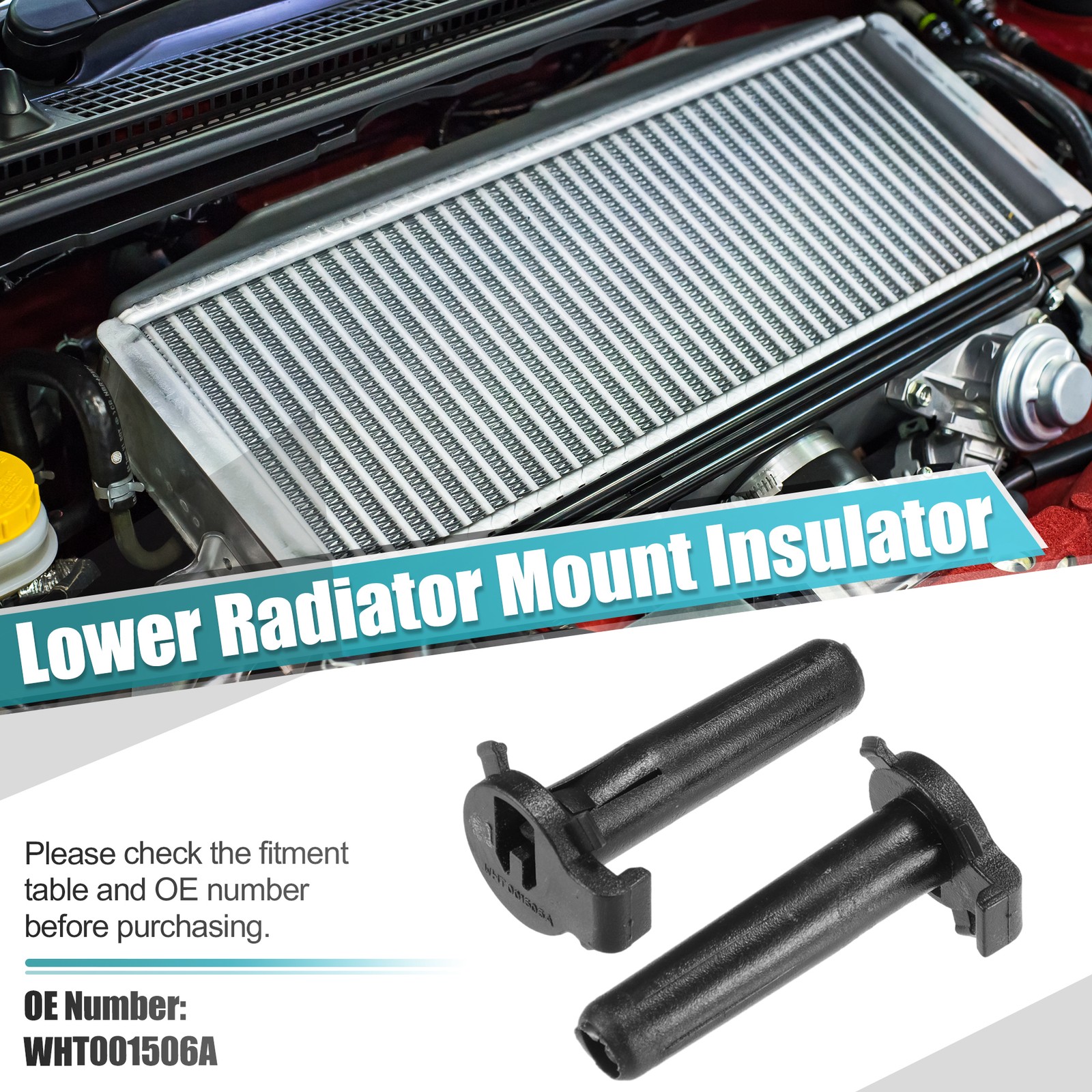 2pcs Radiator Mount Bracket for Audi A4 2009-2016 for Audi A4 A5 No.WHT001506A