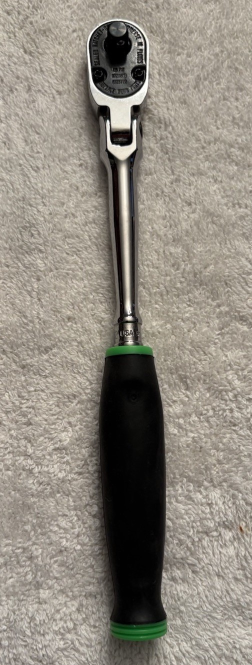 Snap On 1/4” Drive Flex Head Standard Soft Grip Handle