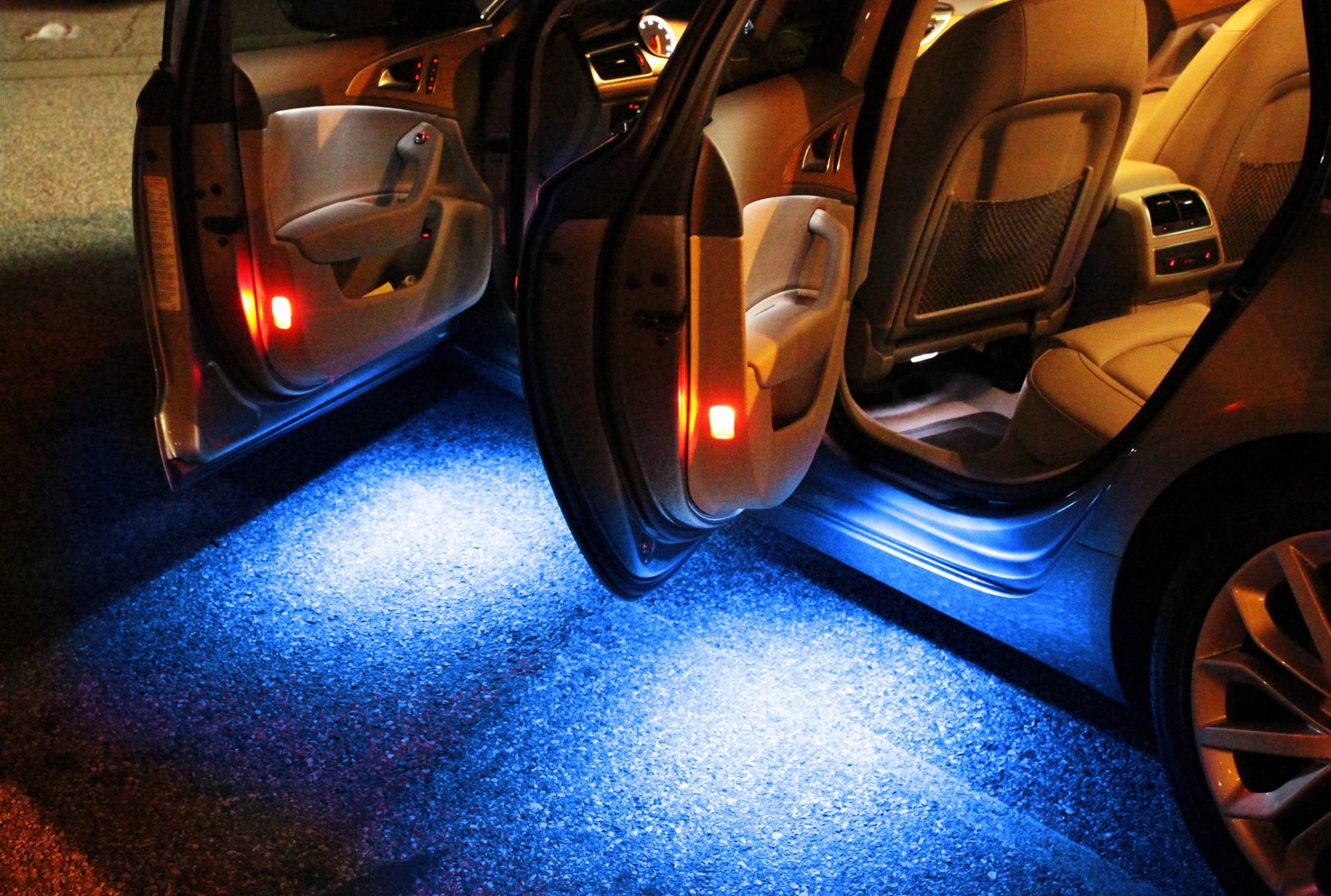 OEM-Replace Blue Full LED Side Door Courtesy Lights Assy For Lexus or Toyota