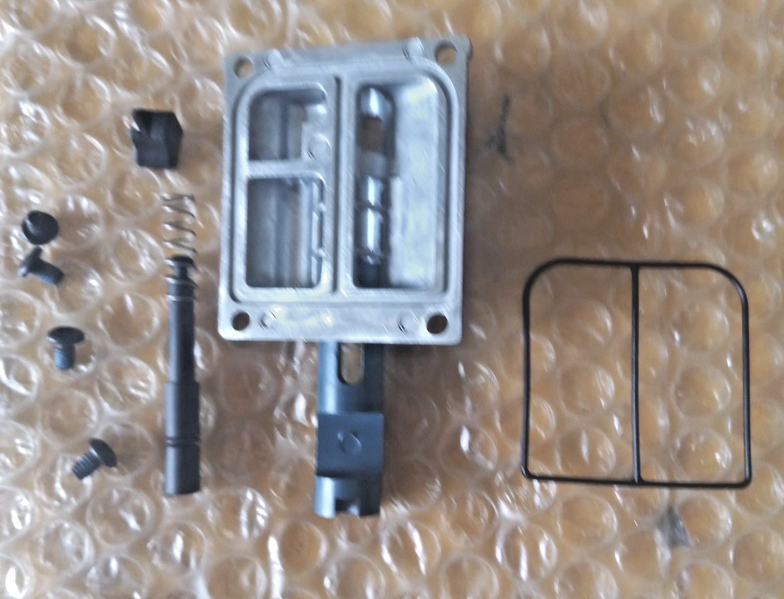 SNAP ON PT850 & PT650 FORWARD/REVERSE VALVE CYLINDER PLATE WITH ALL PARTS SHOWN