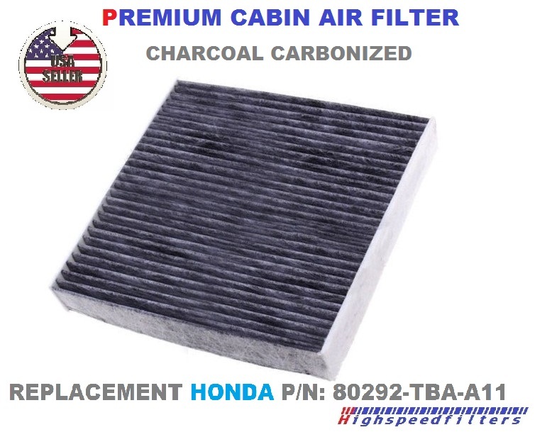 CHARCOAL CARBON CABIN AIR FILTER For 2016 2017 2018-2023 HONDA CIVIC ALL MODEL!!