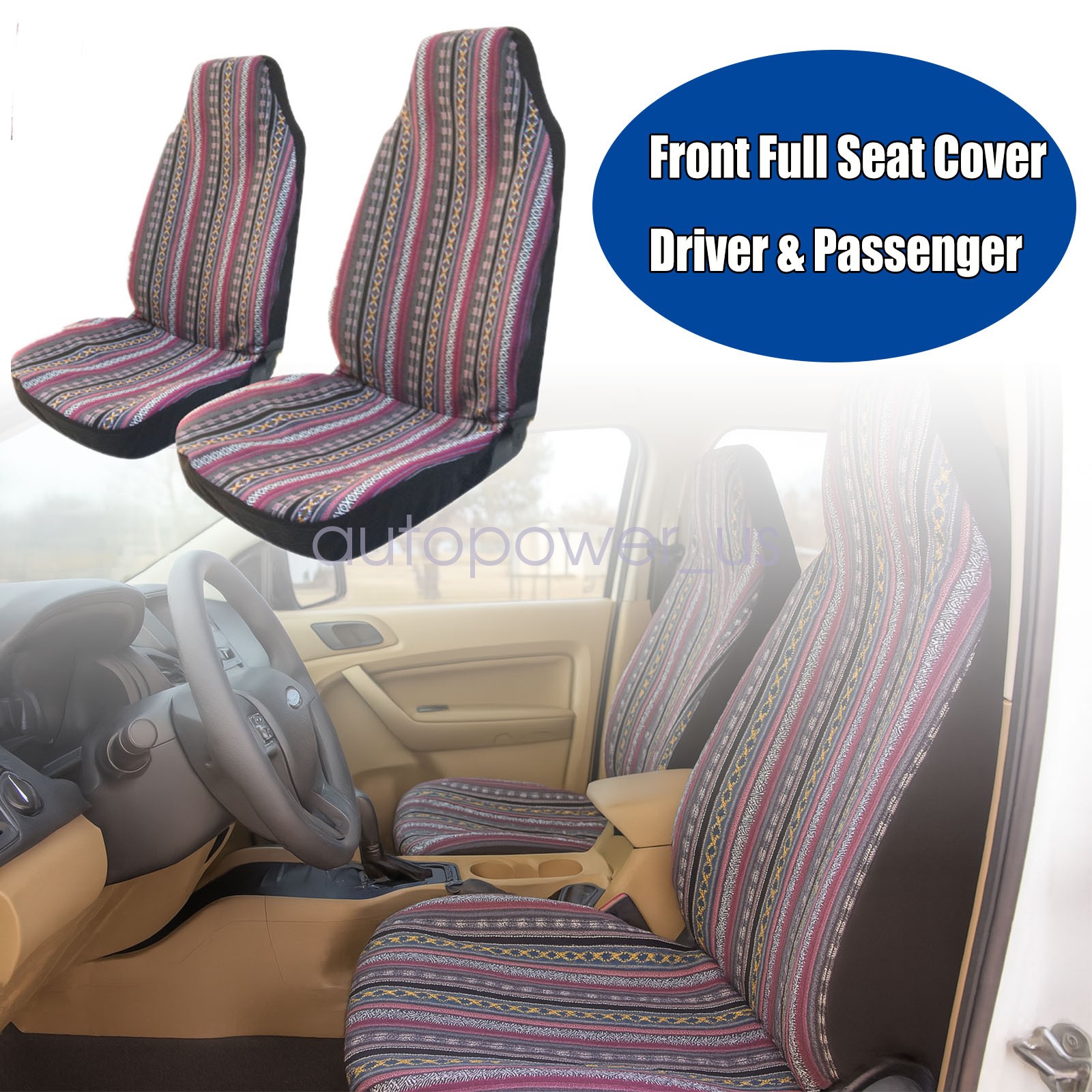 For Lexus Car 2 Seat Cover Full Front Cloth Protector Cushion As Picture Shows