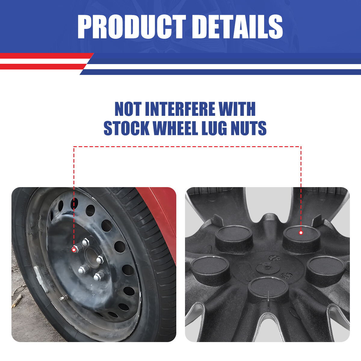16″ Set Of 4 Push-on Hubcaps Wheel Rims Cover Fit for 2009-2025 TOYOTA COROLLA