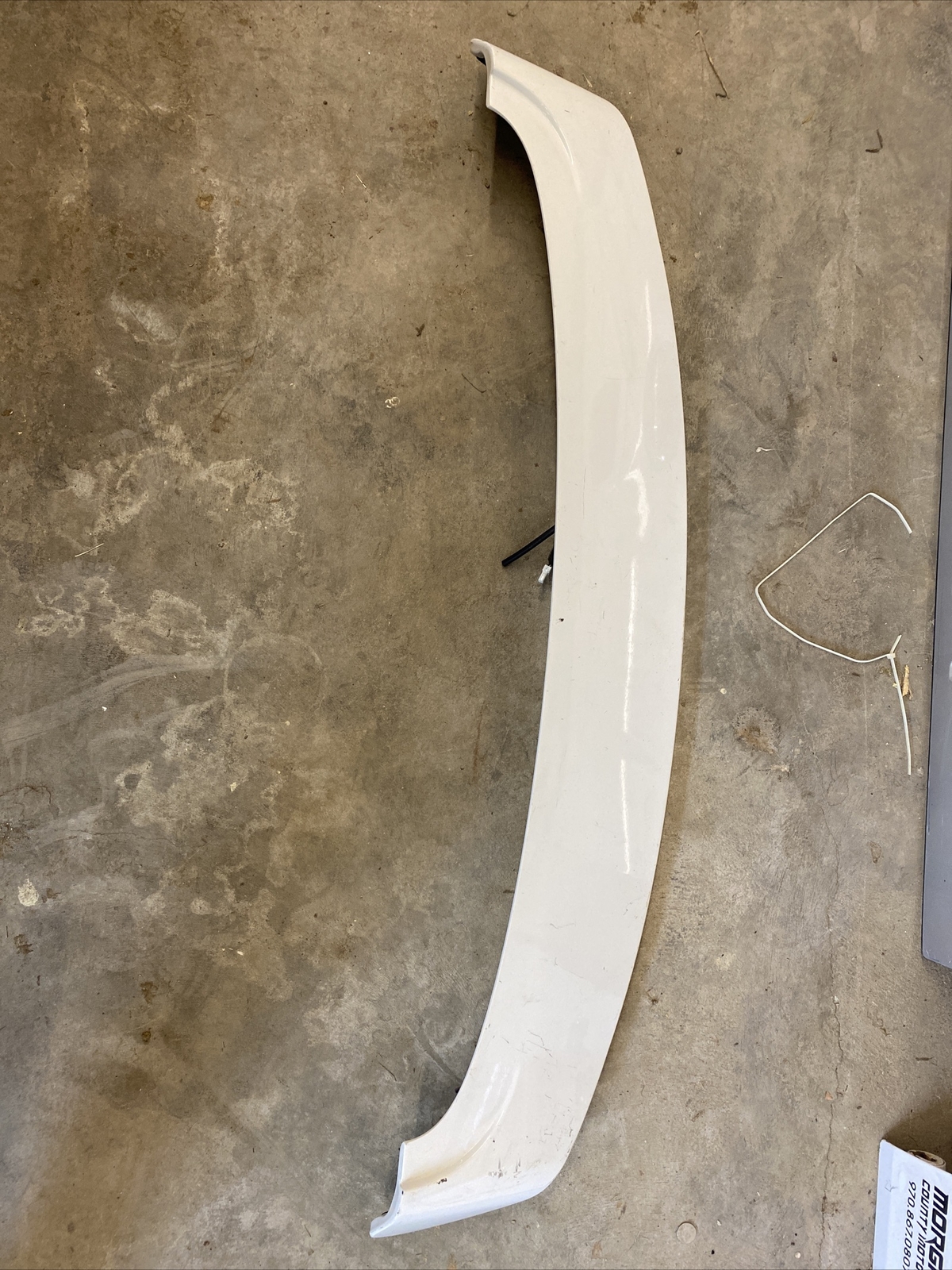 14 TERRAIN Rear Spoiler Wing w/ 3rd Brake Light Assy Summit White Paint Code GAZ