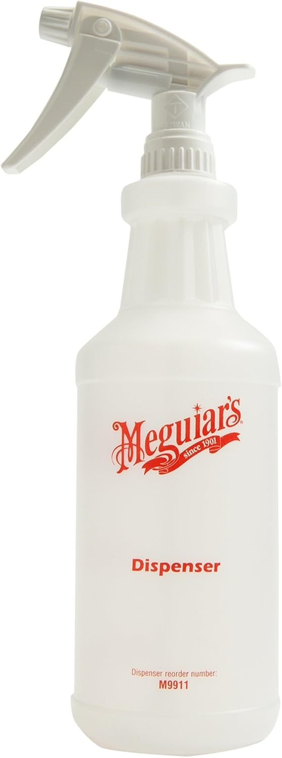 Meguiar’s 32 Oz Spray Bottle With Sprayer Attachment (M9911)