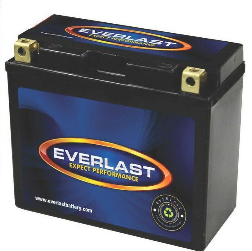 EVERLAST CTX12-BS – 12V AGM Sealed Maintenance-Free Battery with Acid Pack