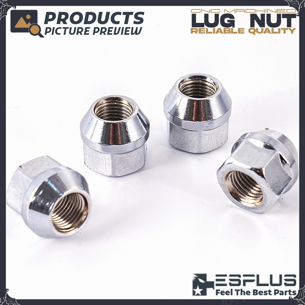 20 Pc Chrysler M14x1.5 Open-End Acorn Lug Nut Fit Chrysler 2004-2022 300/300C