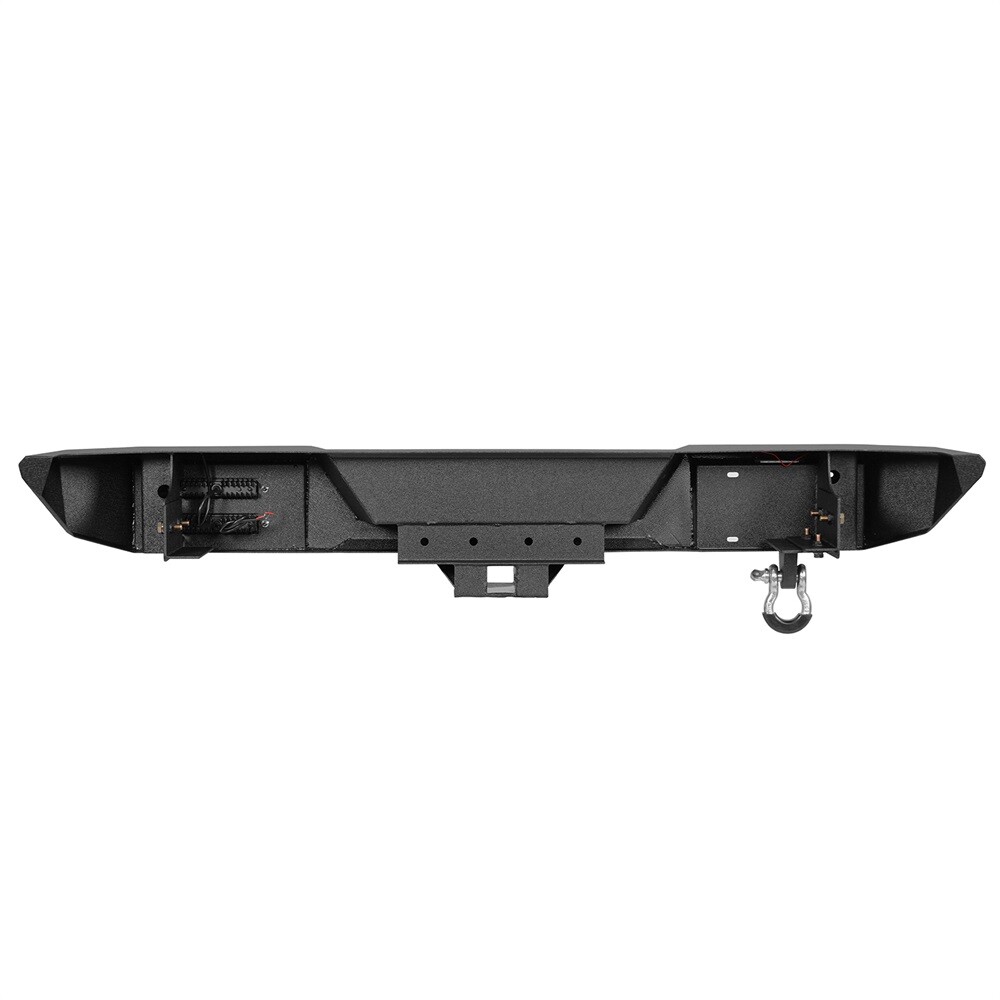 Fit Jeep Wrangler JK/JKU 2007-2018 Replaced Steel Front/Rear Bumper w/Led Lights