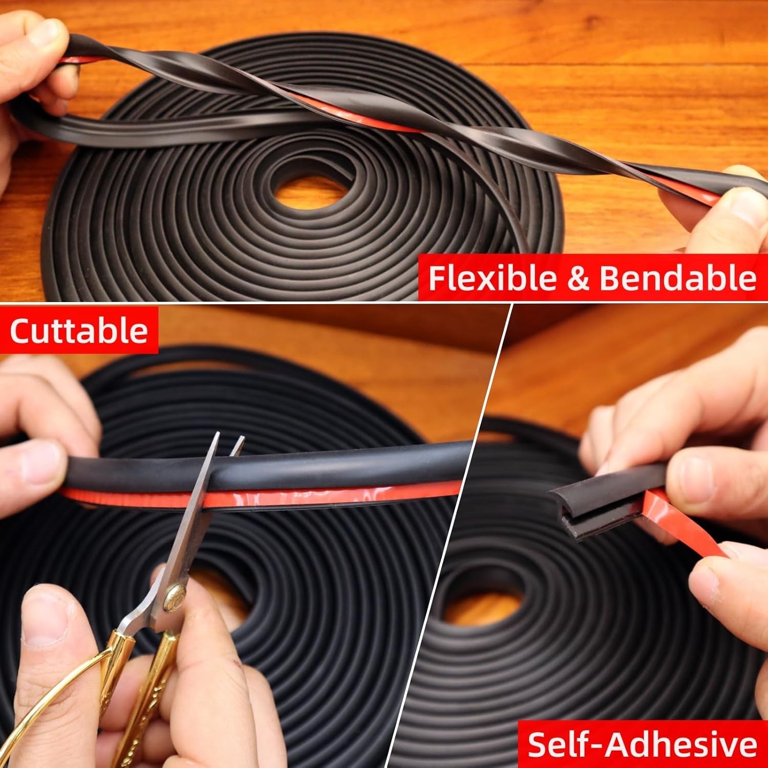 30Ft For Toyota Accessories Car Fender Flares Edge Trim Rubber Seal Wheel Wells