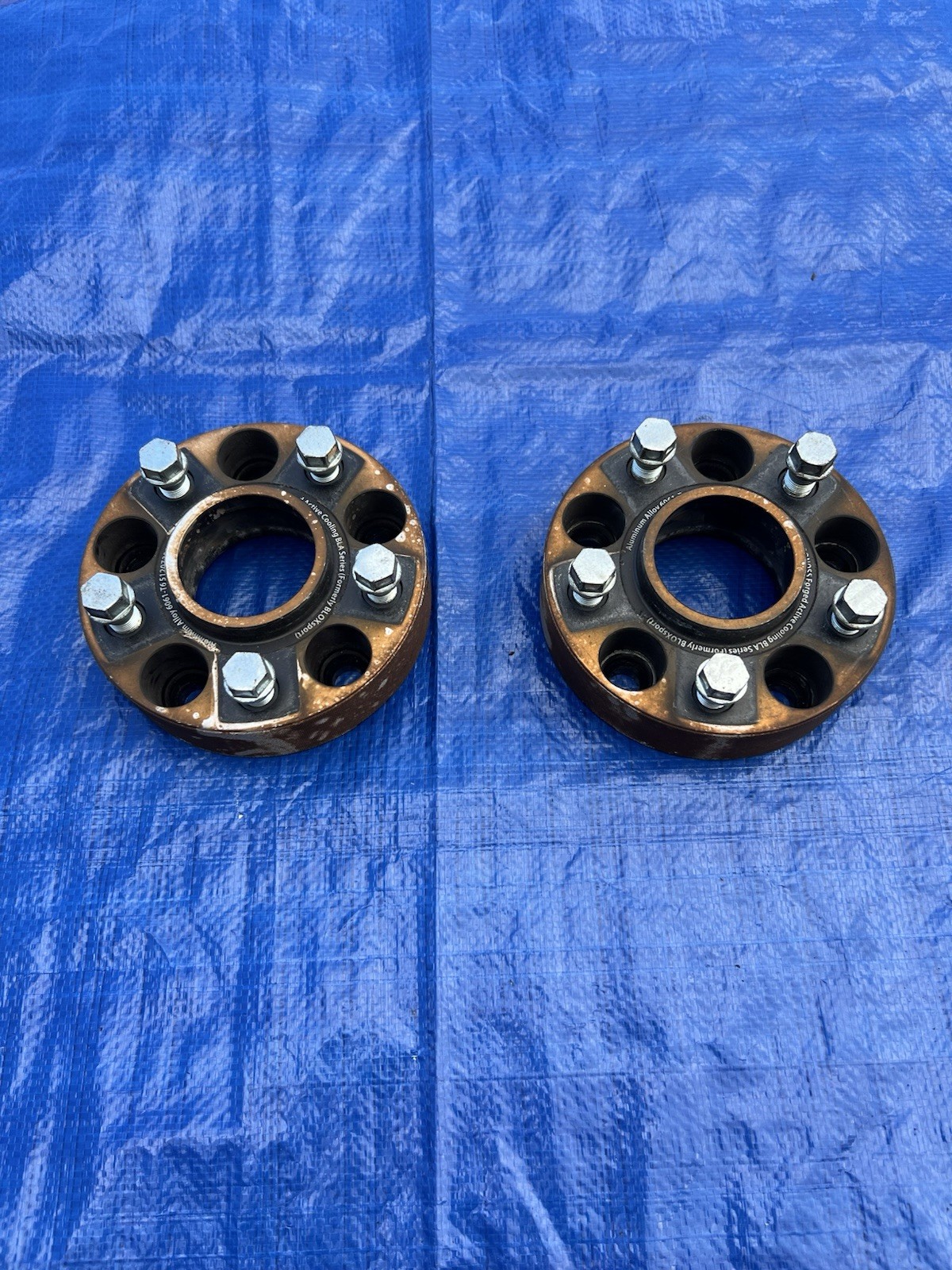 BONOSS FORGED ACTIVE COOLING BLA SERIES ALUMINUM ALLOY 40MM WHEEL SPACERS PAIR