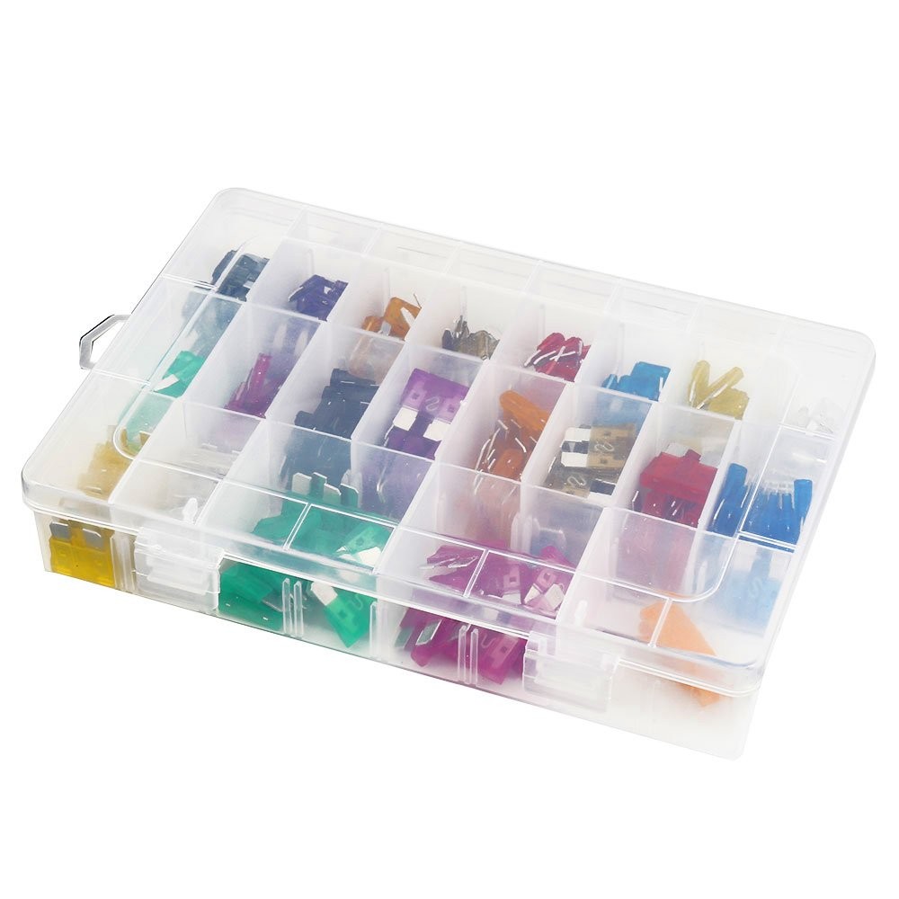 220Pcs Car Blade Fuse Kit Assortment Blade Set For Car Truck SUV ATV Motocycle K
