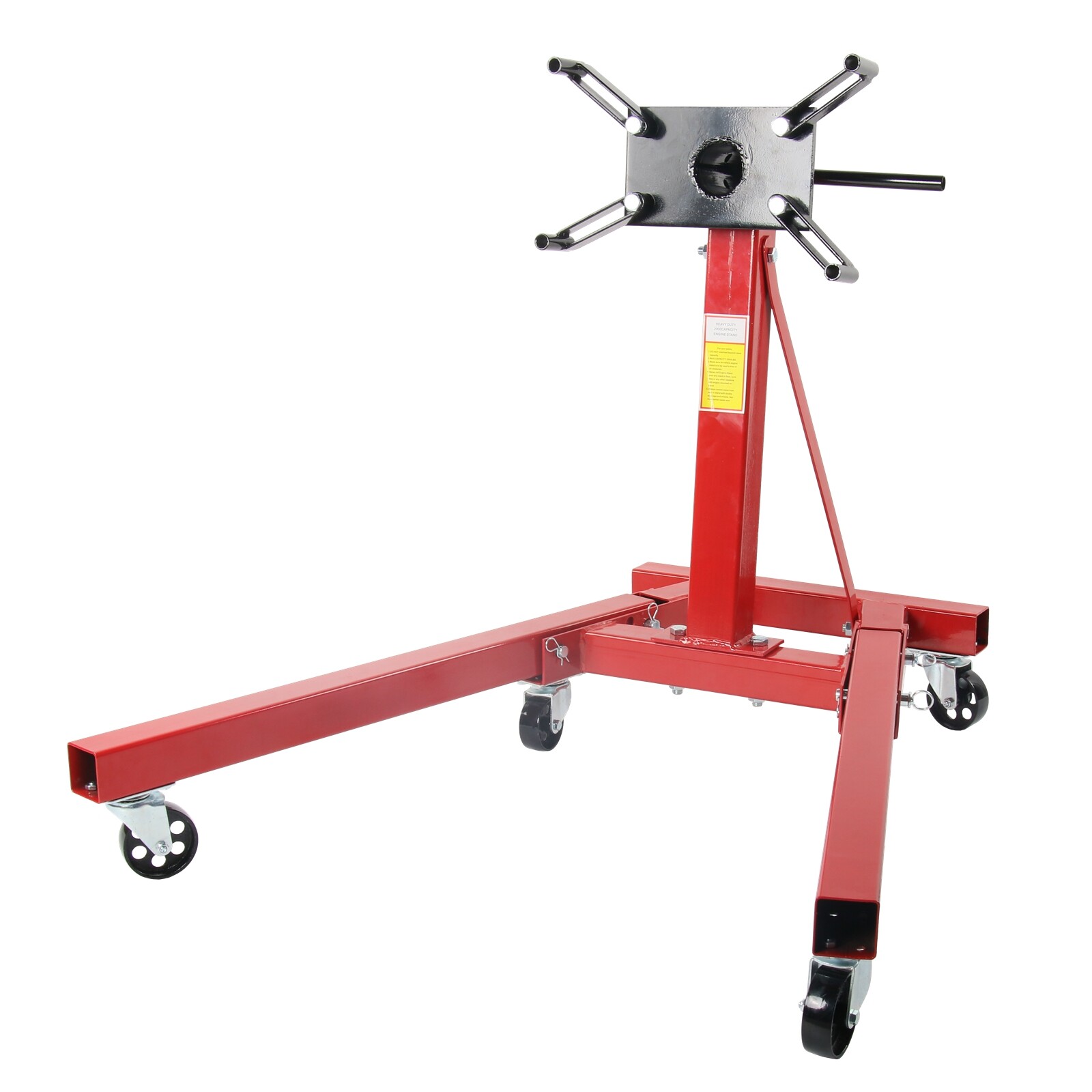 Steel Rotating Engine Stand with 360 Degree Adjustable Mounting Head 2000 LBS