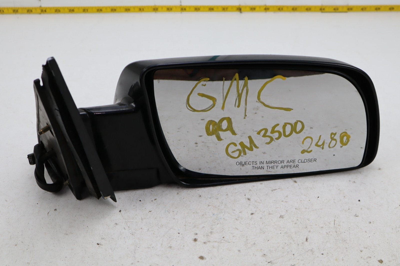 1992-1999 GMC C3500 K3500 Front Right Passenger Side View Mirror Power OEM