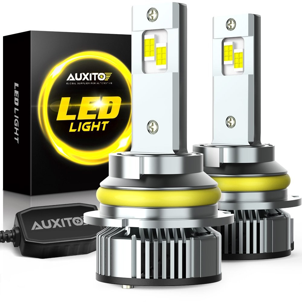 AUXITO 9007 LED Headlight Bulbs High Low Beam 6500K White Super Bright 24000LM