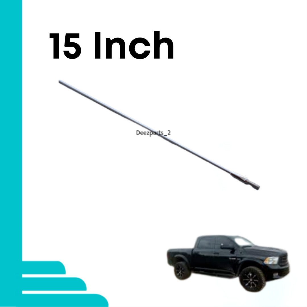 15″ Antenna Stainless Steel for Dodge Ram and other Dodge vehicles 1998-2010