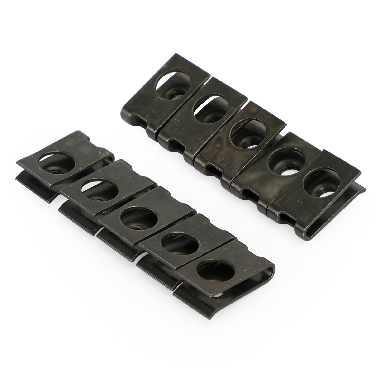 M5 5MM THREAD ZINC PLATED SPRING SPIRE C CLIPS U NUTS SPEEDCLIPS CHIMNEY QTY 10#