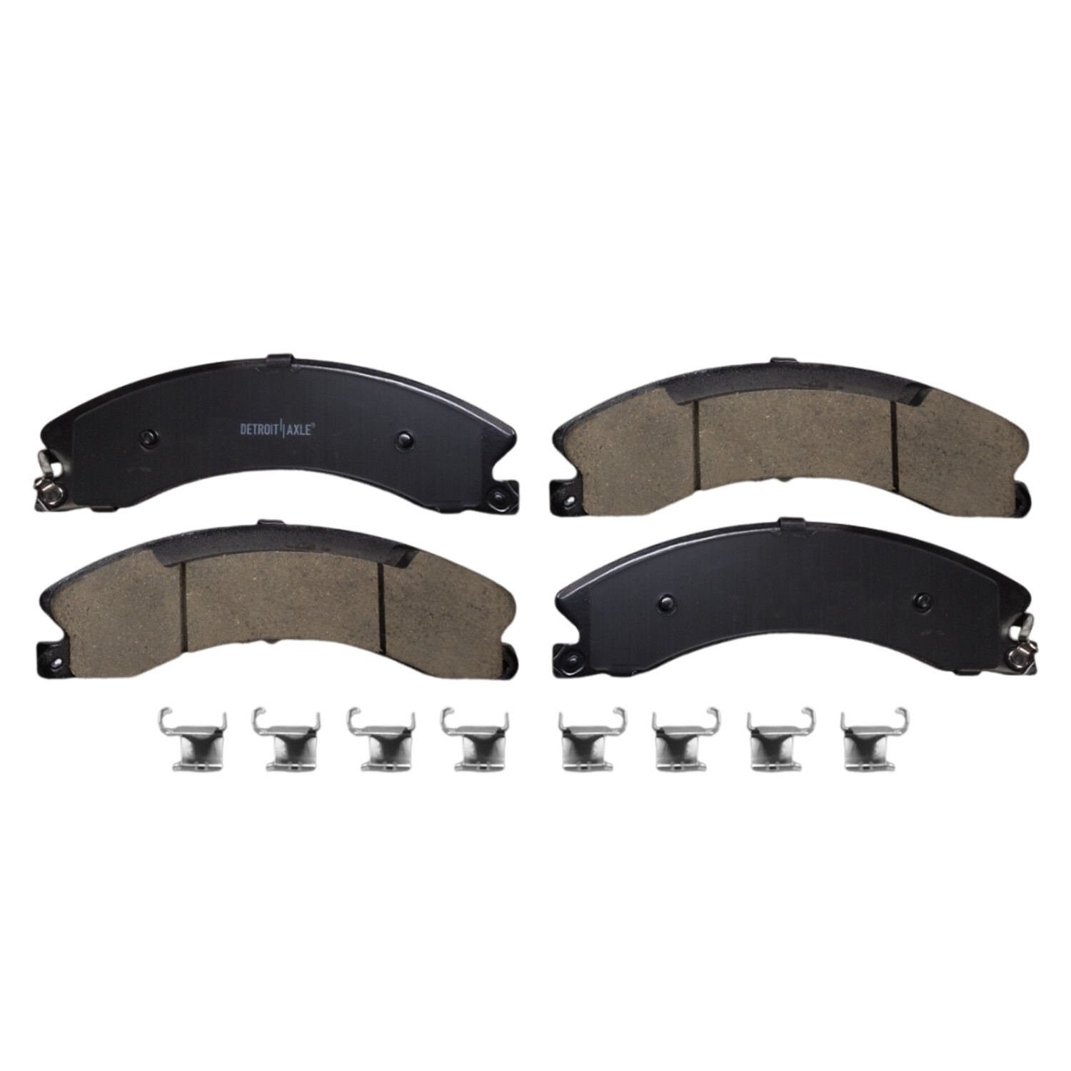Front Ceramic Brake Pads w/ Hardware for Silverado 2500 3500 HD Suburban 3500 HD