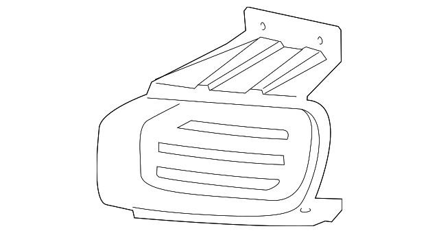 Genuine Ford Fog Light Trim BC3Z15A245BA