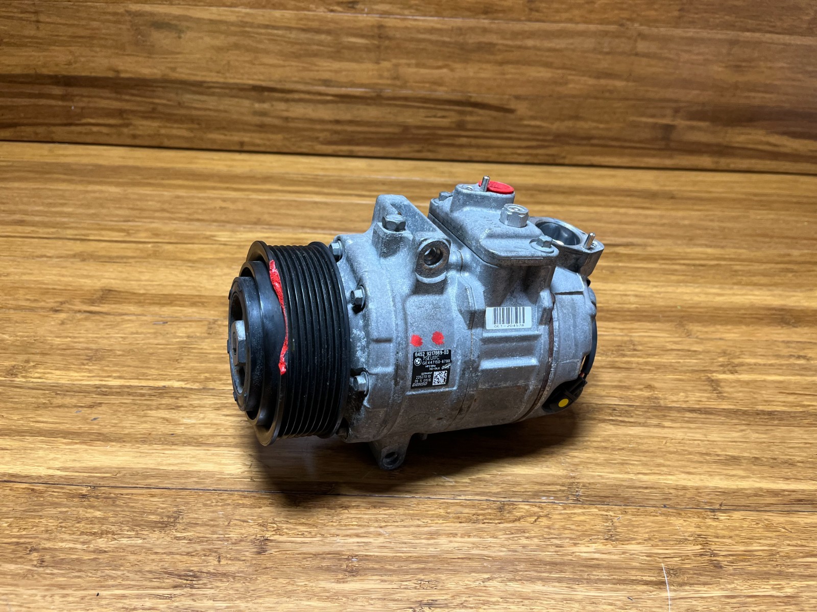2011-2017 BMW X3 F25 N55 A/C Air Conditioning Compressor 9217869 OEM *NOTE*