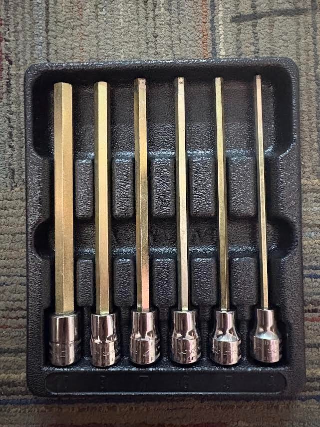 Snap-on 3/8″ drive 4 to 10 mm Hex Socket Driver LONG Shank 206EFAML