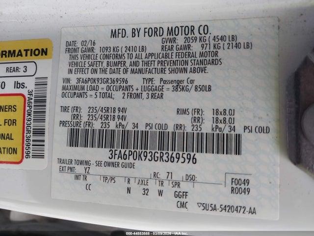 Used Rear Right Door Assembly Rear Side fits: 2016 Ford Fusion Rear Right Grade