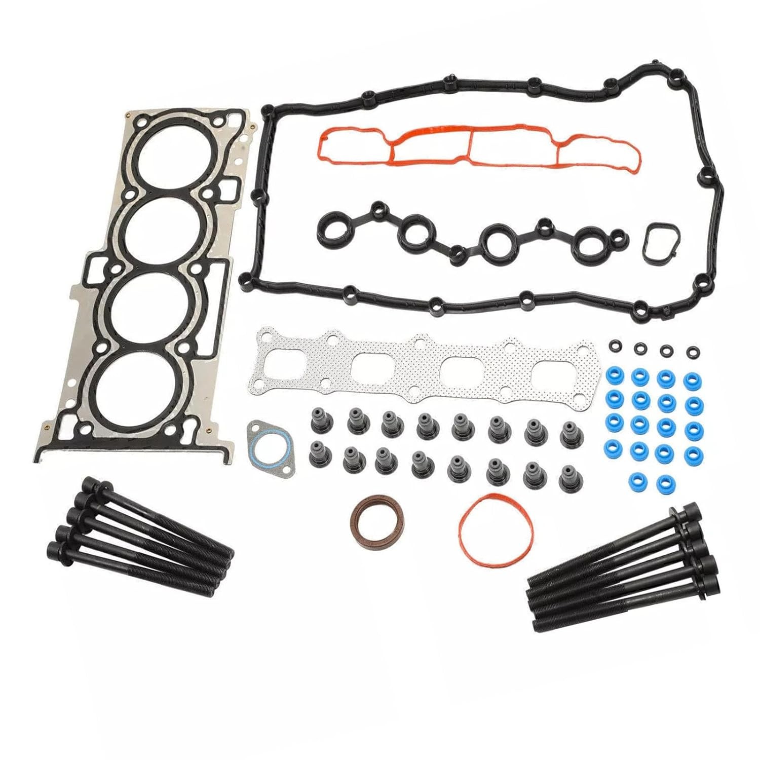 Timing Chain Head Gaskets Set Bolts for 07-13 Chrysler Dodge Jeep 2.0L 2.4L DOHC