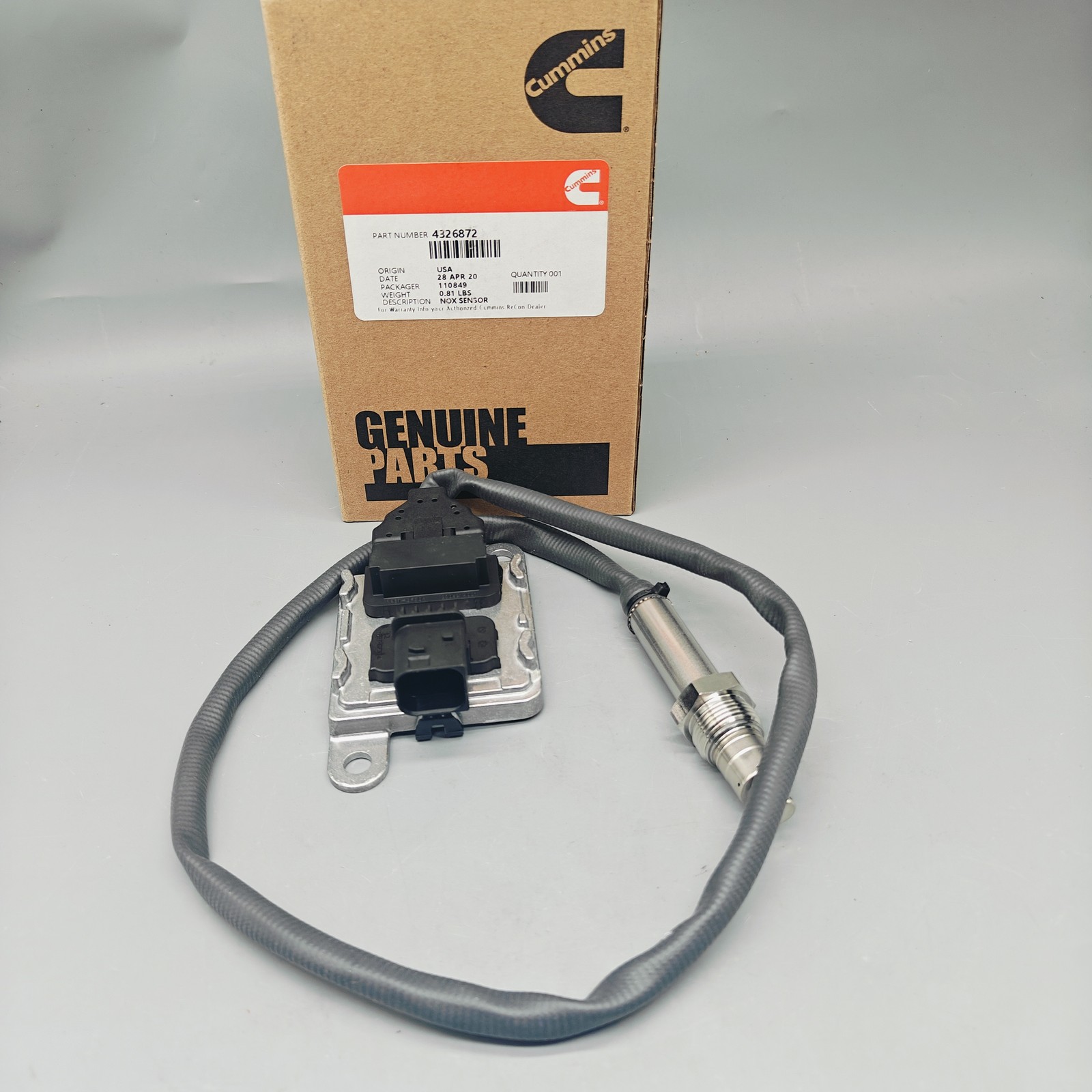 NEW 4326872 4326872RX Nitrogen Oxide Sensor For Cummins NOX USA