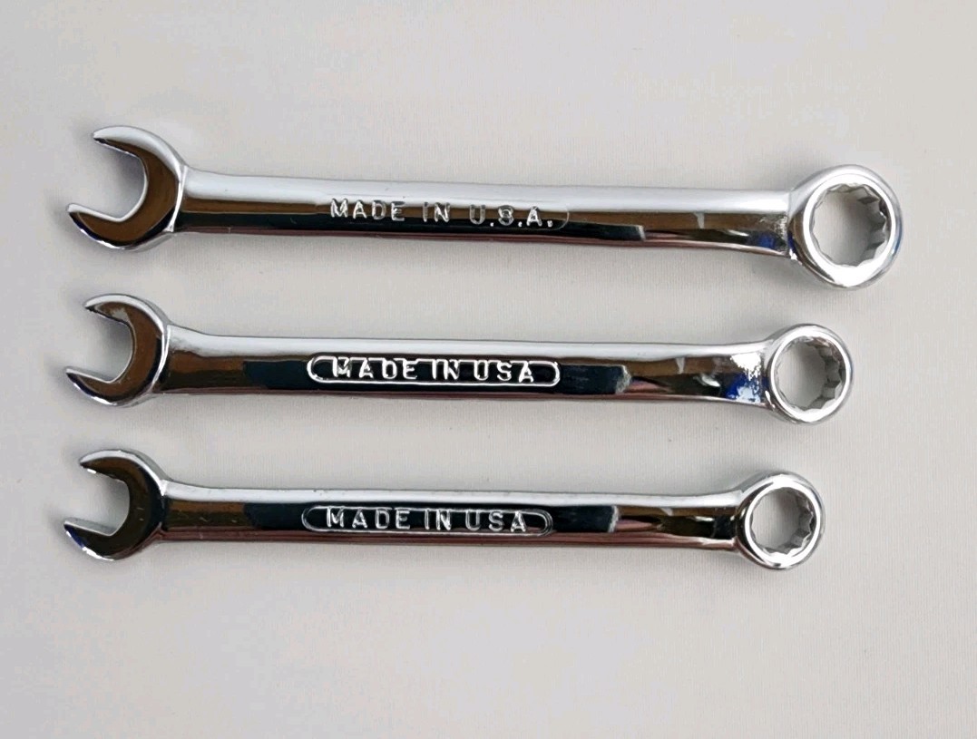 Vintage Wright Tool – NOS Midget Combination SAE 10pc Wrench Set -#787 – NMINT!