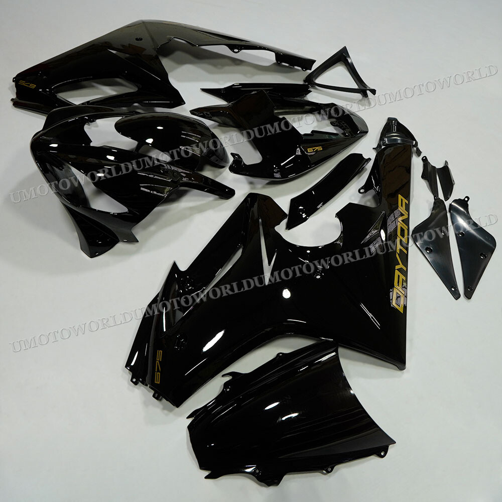 Fairing Kit For Triumph Daytona 675 2009-2012 Black Painted Injection Bodywork