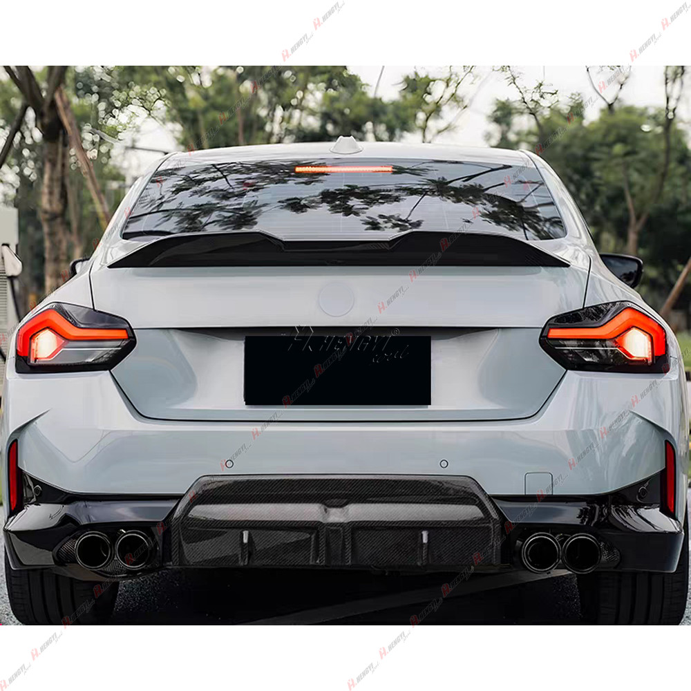 Gloss Black For 2022-2026 BMW G42 2 Series M240i G87 M2 MP Style Trunk Spoiler