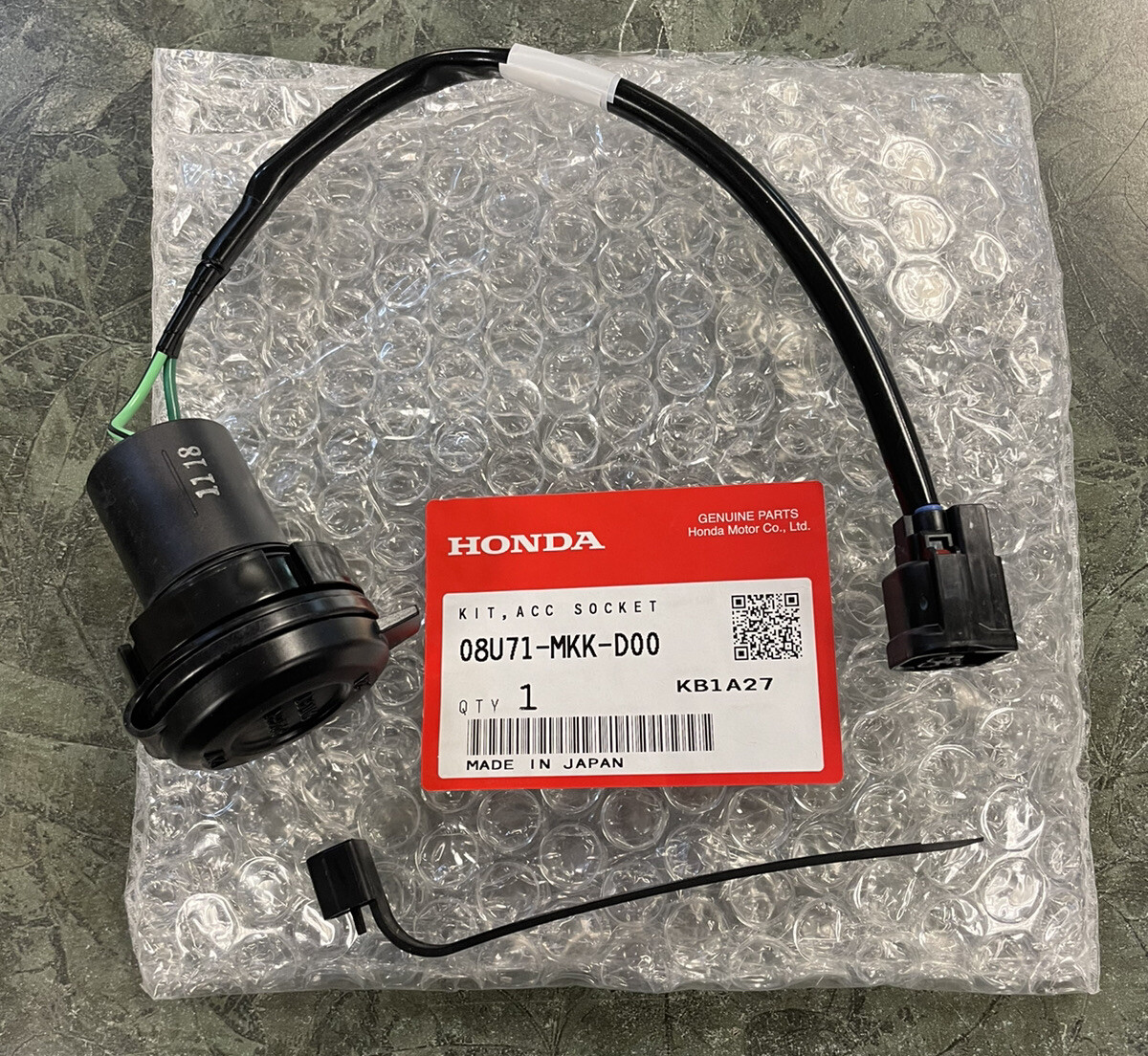 18 Honda CRF1000L DCT Africa Twin 12 Volt Accessory Socket Kit 08U71-MKK-D00 OEM