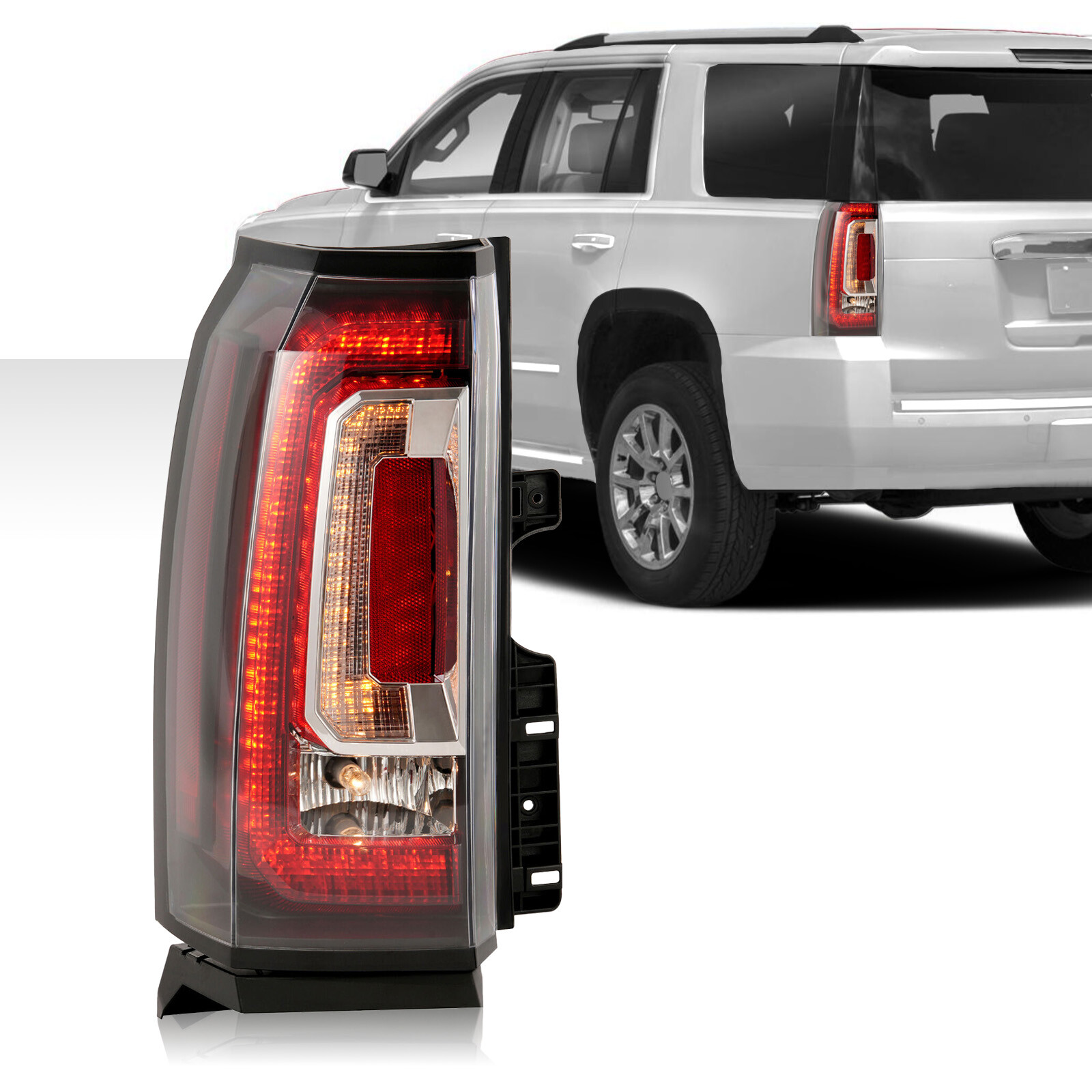 LED Tail Light Left Driver Side Rear Brake Stop For GMC Yukon/Yukon XL 2015-2020