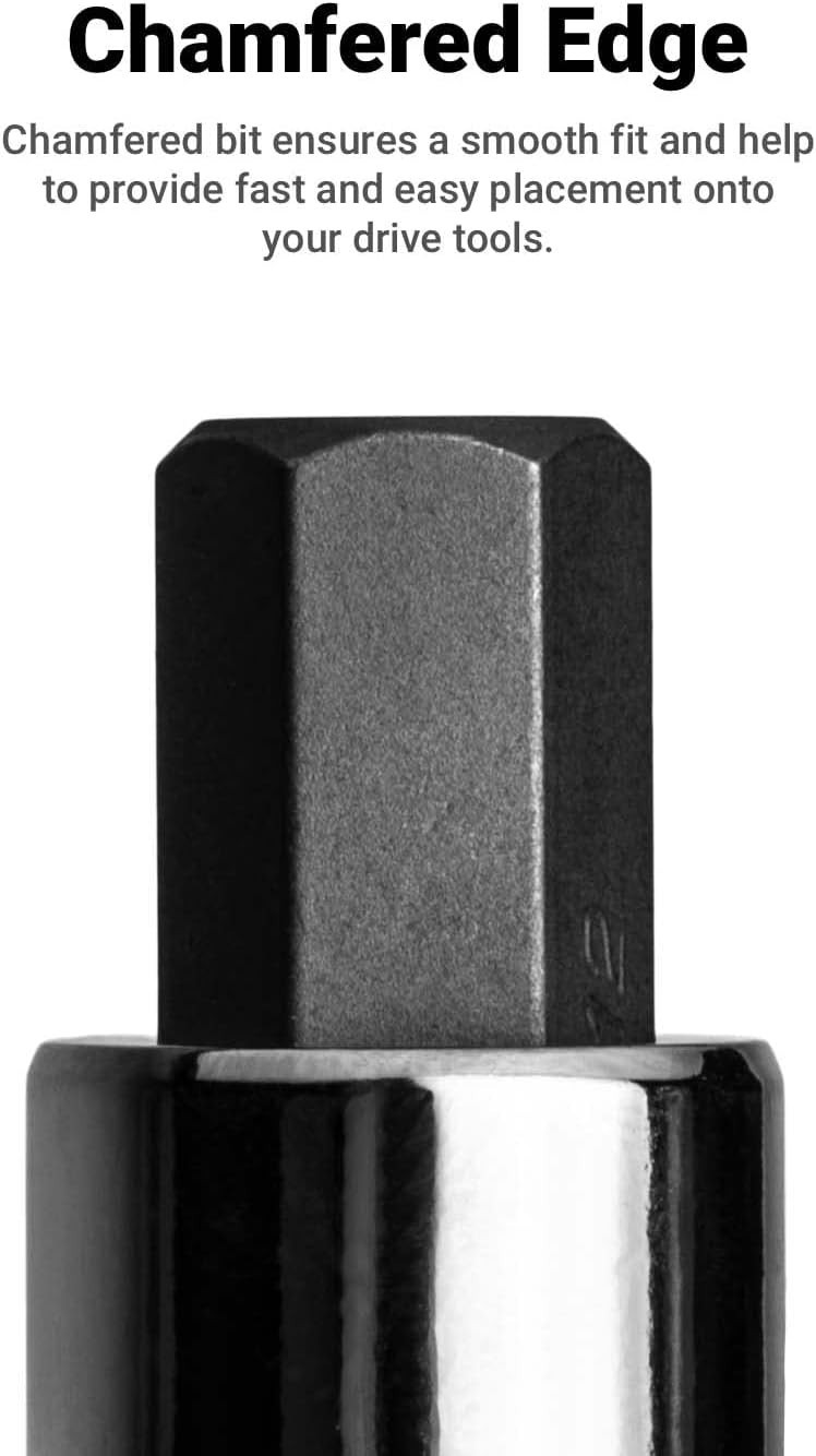 High Torque 7 mm Hex Bit Socket – 3/8-Inch Drive, Precision Engineered S2 Steel