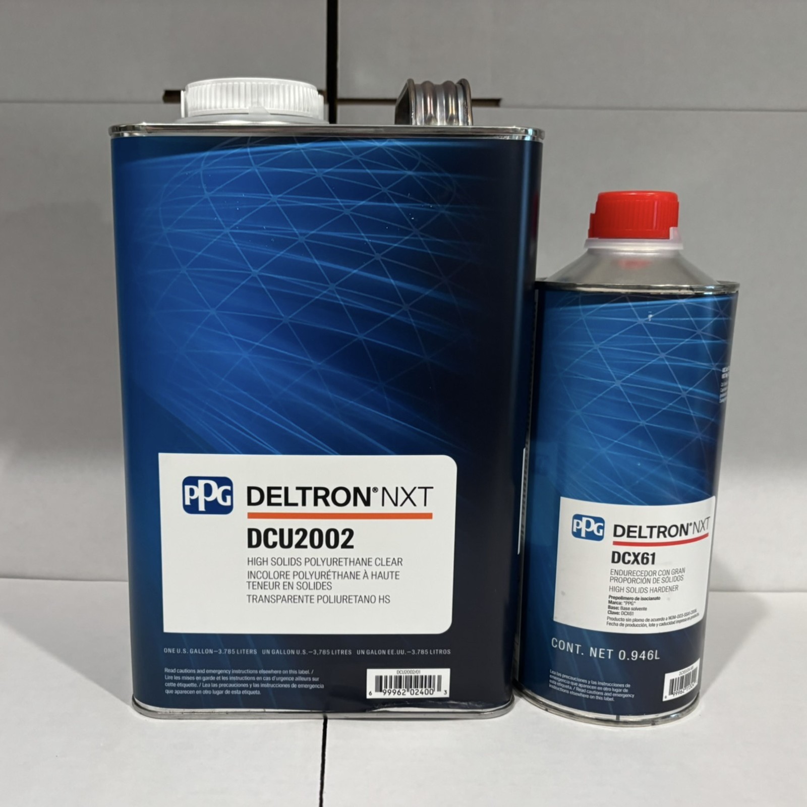 DCU2002 Ppg Deltron NXT 1 Gallon Clearcoat, DCX61 1 Quart Kit, FREE SHIPPING !!!