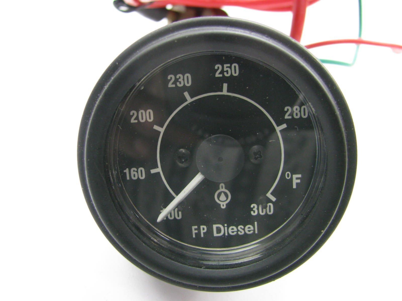 FP Diesel HEAVY DUTY Truck Oil Temp Temperature Gauge 2 3/8″ 100-300 Degrees F