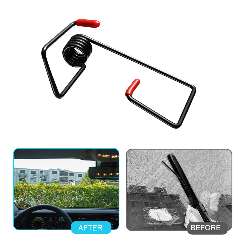 1× Car Parts Wiper Spring Booster Intelligent Wiper Arms Alloy Rubber Universal