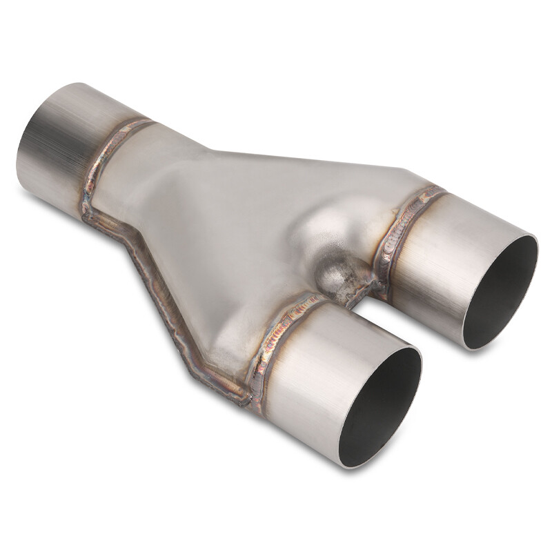 1pc/2pcs Exhaust Tip Y-Pipe 2.5″ Dual Out /2.5″inch Single Inlet Stainless Steel
