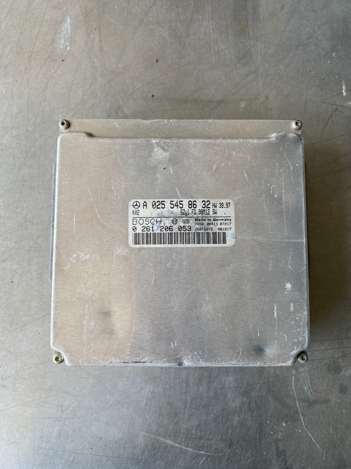 1998-2000 Mercedes Ml320 Electronic Control Module Ecm Oem Part# 0255458632 Fits