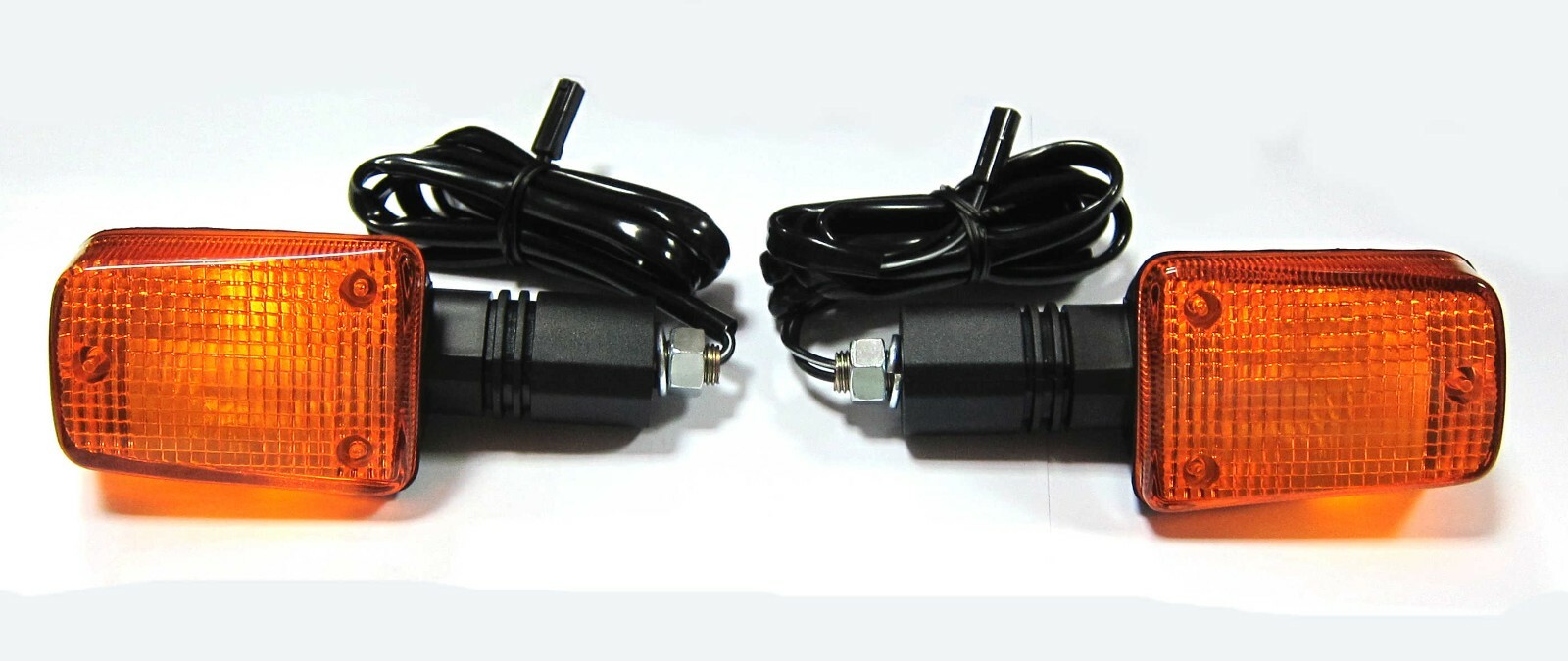 Pair Rear Turn Signal Lights For Suzuki DR650SE DR350SE with Plug connectors