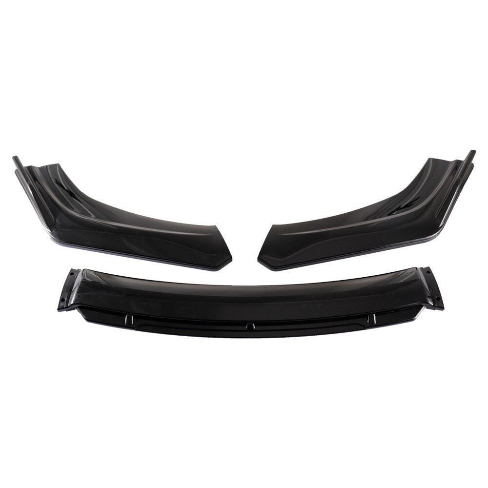 For Audi A3 A4 A5 A6 UNIVERSAL Front Bumper Lip Spoiler Splitter Glossy Black