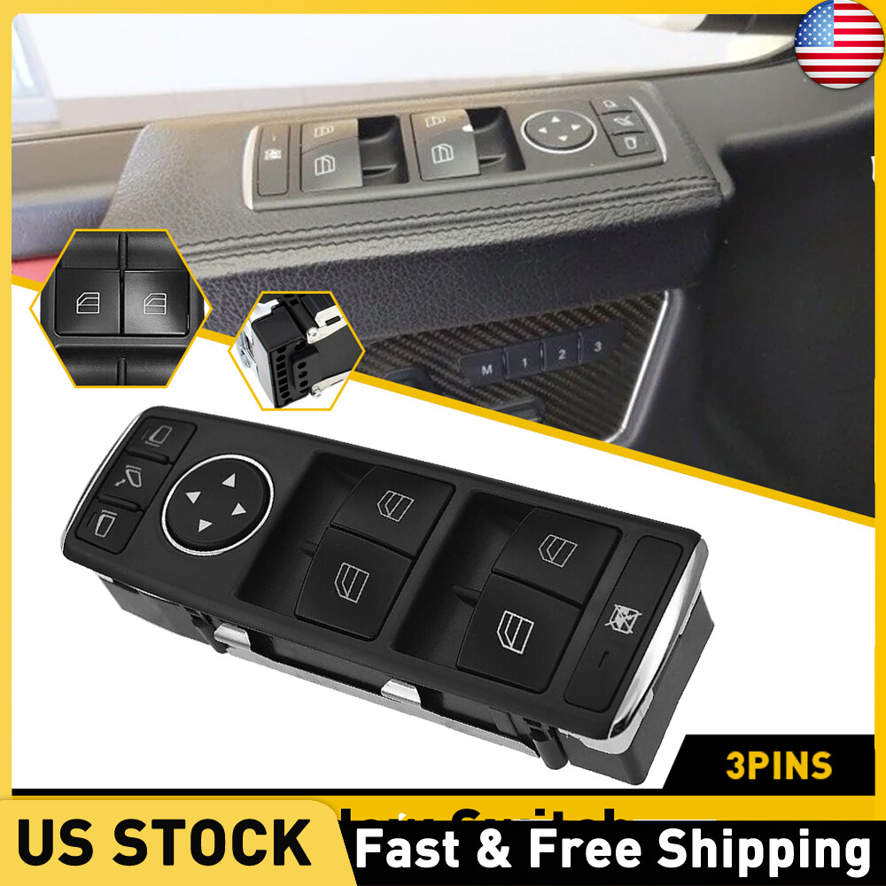Power Window Master Switch 1669054400 Black Fits For Benz W166 X156 GL450 ML350