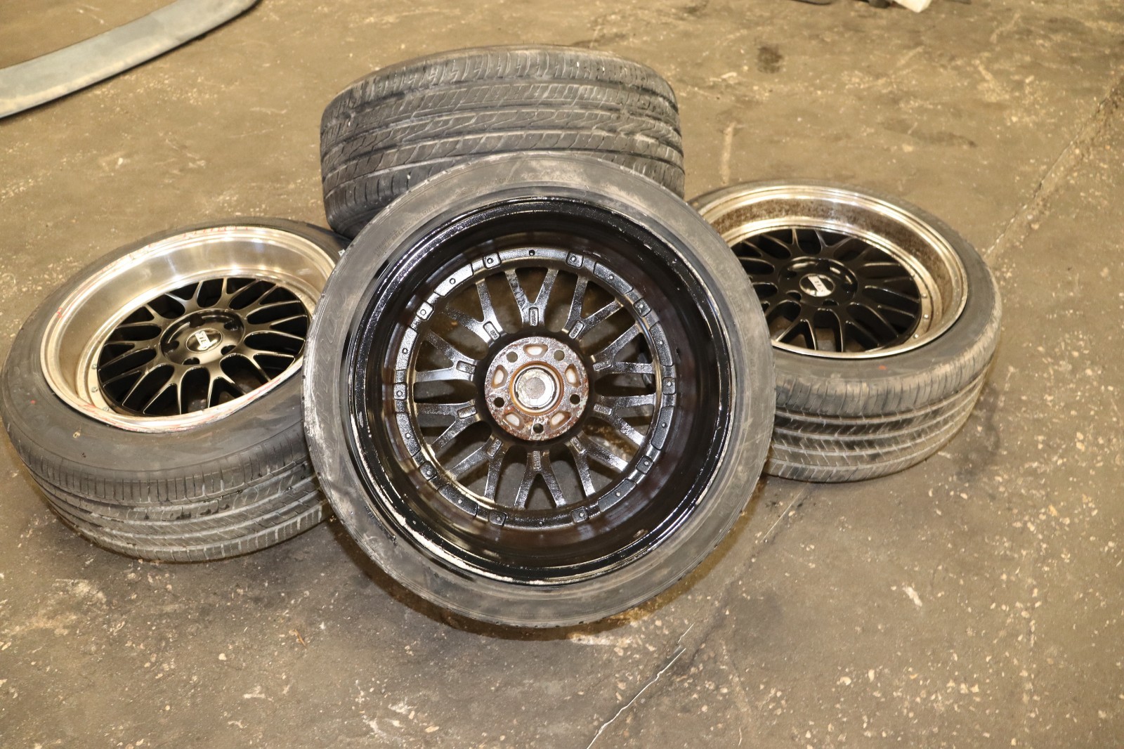 2004-2008 Acura TSX STR Racing 18″ 5×114.3 Wheel sets Rim 18×9.5 & 18×8.5