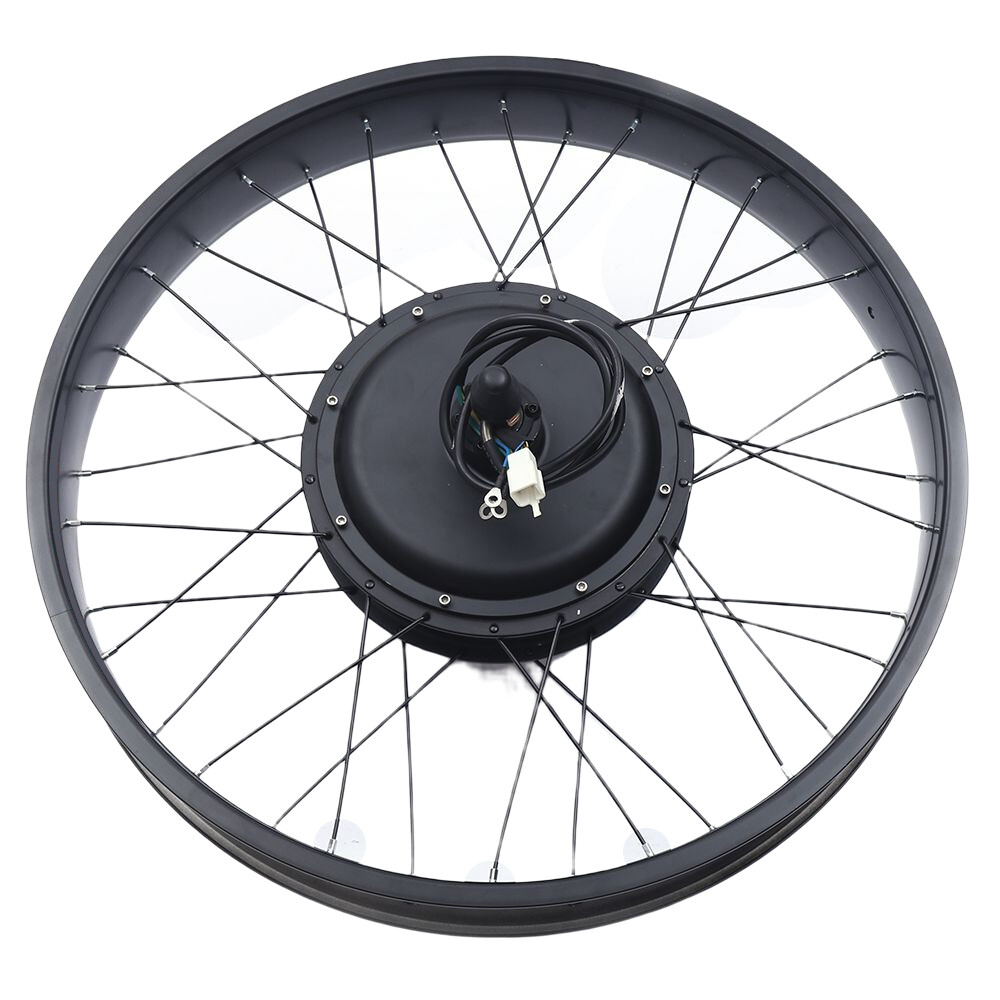 Ebike 48V 1500W 26″ Fat Tire Rear Wheel Conversion Kit, Hub motor with LCD