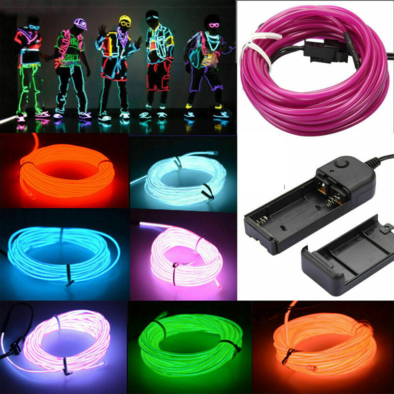 Car Interior Atmosphere Wire Auto Strip Light LED Decor Lamp Accessories