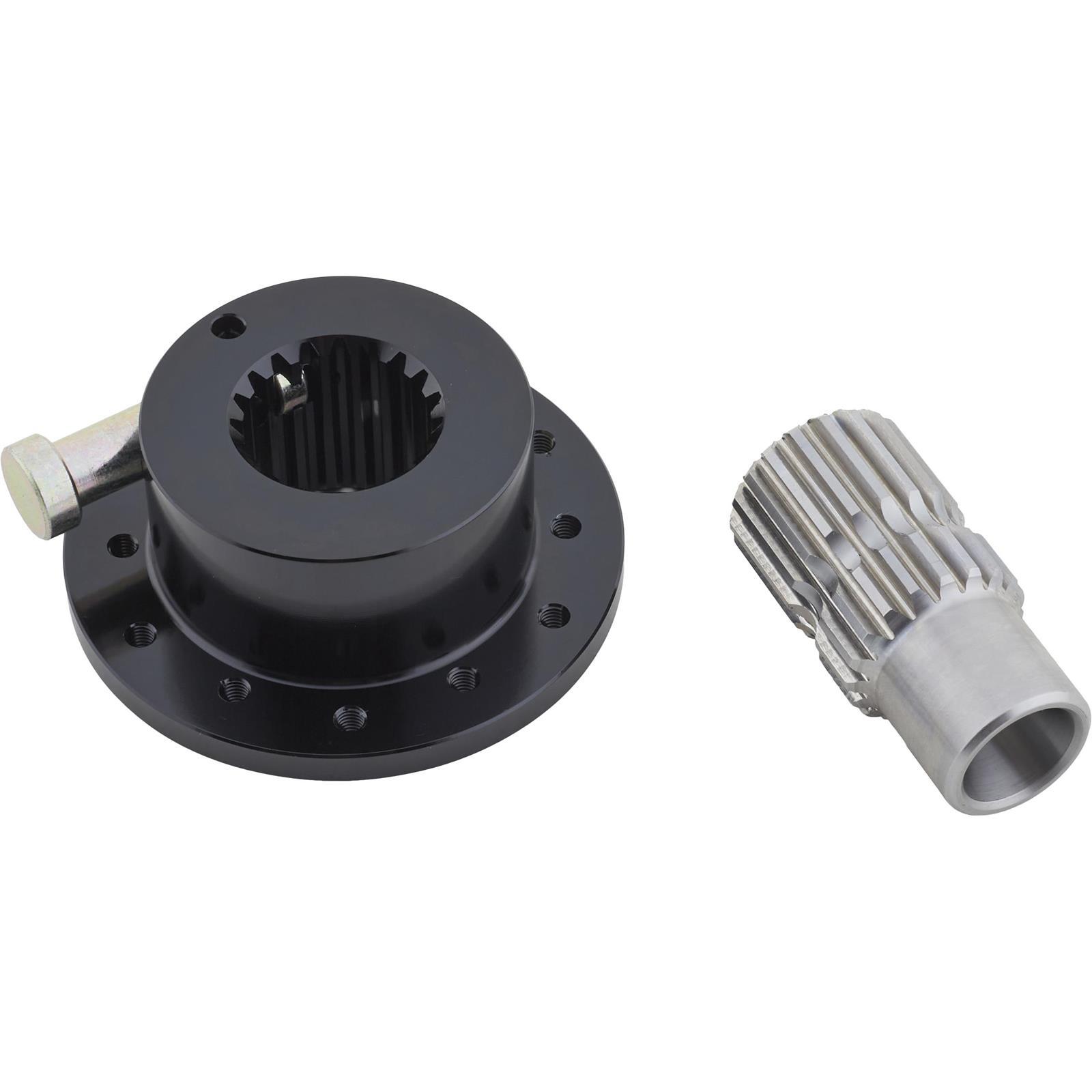 6-bolt Black Quick Release Steering Wheel Hub Splined, 3/4″ shaft