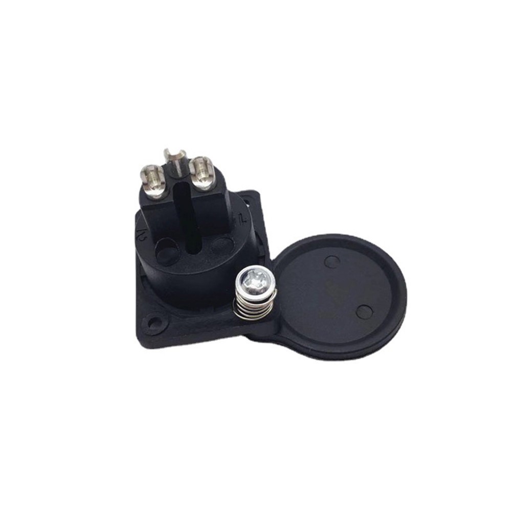 ABS Plastic Shell Auto Replacement Parts XLR 3-pin Socket Charging Port/socket