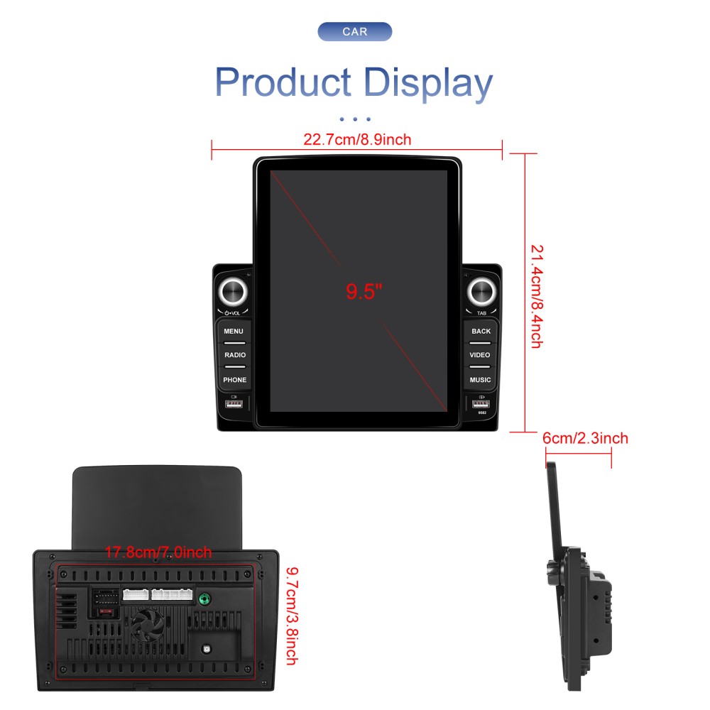 9.7″ For Ford F150 2009-2014 Android 15 Apple Carplay Car Stereo Radio GPS Navi